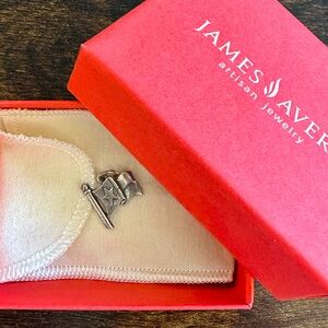 *Retired* James Avery Texas Flag Charm, sterling silver, Made in Texas